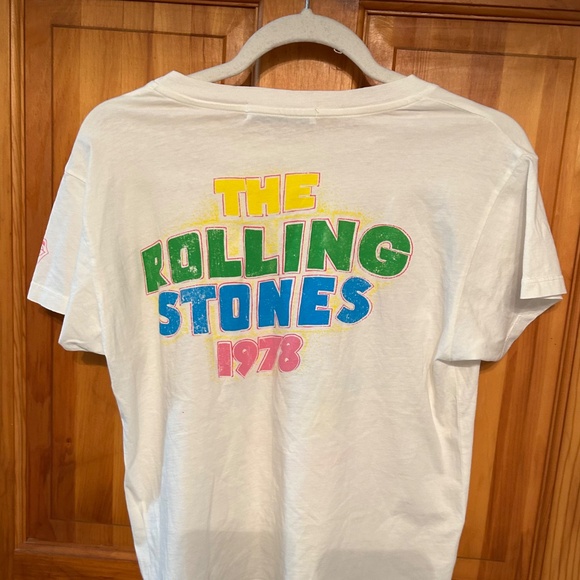 NWT Day Dreamer Vintage White Tee Rolling Stones RARE - Picture 2 of 2